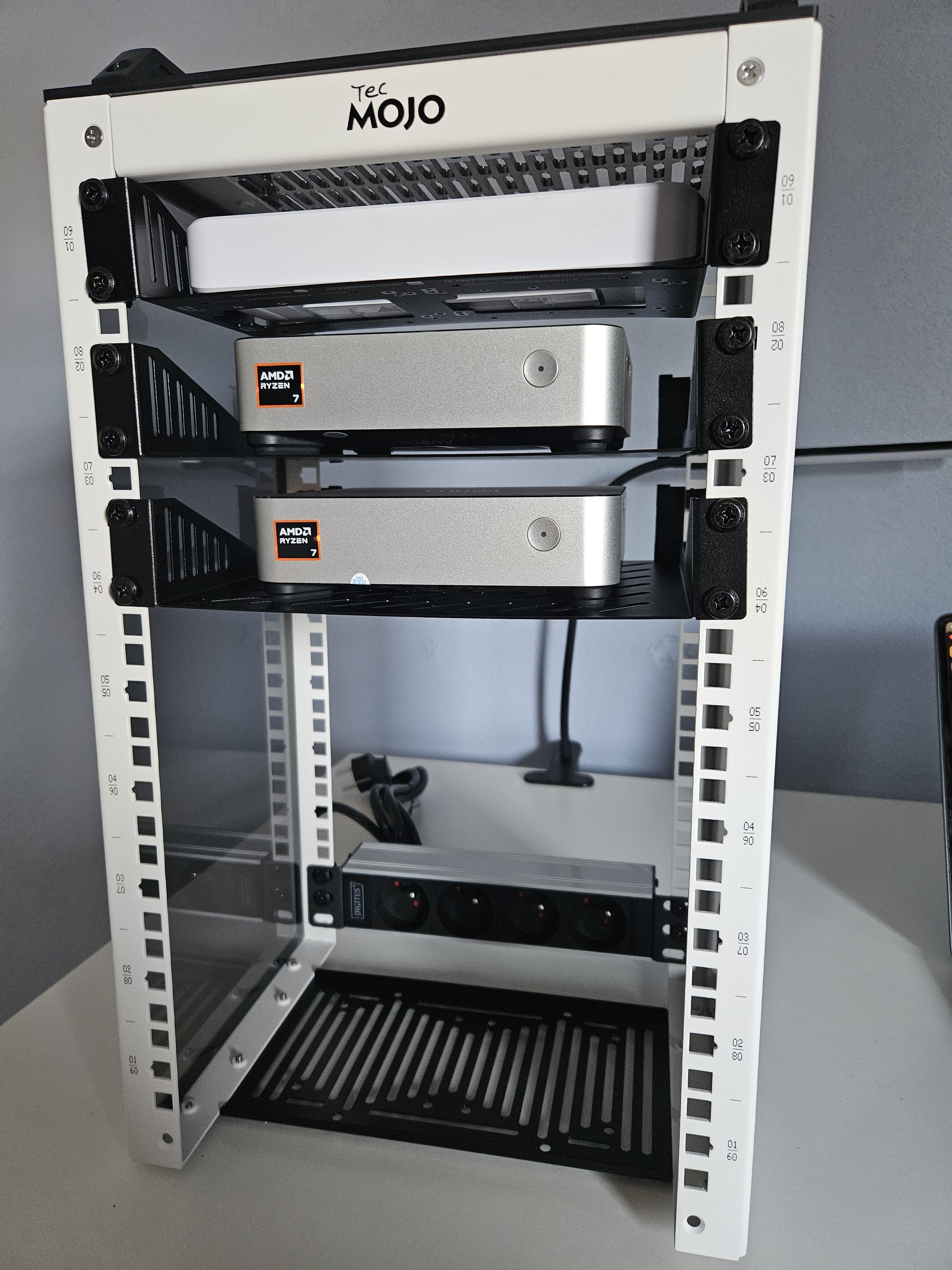 Switch mounted backwards for cleaner cable routing